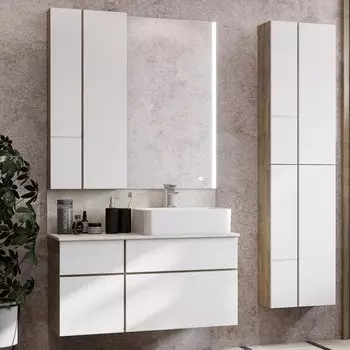 Мебель для ванной AQUATON Мишель 100 дуб эндгрейн