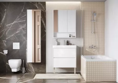 Мебель для ванной Aquaton Сканди 80 белая