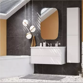 Мебель для ванной Aquaton Сохо 60 белый глянец