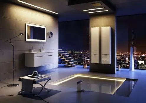 Мебель для ванной Aqwella 5 stars Malaga 120 белая