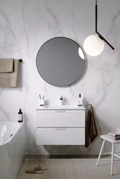 Мебель для ванной Aqwella Accent 75 подвесная, белый