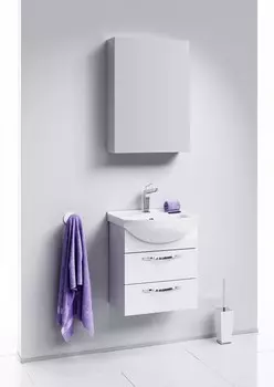 Мебель для ванной Aqwella Allegro 50 подвесная 2 ящика