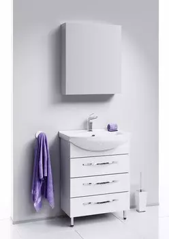 Мебель для ванной Aqwella Allegro 65 напольная с 3 ящиками