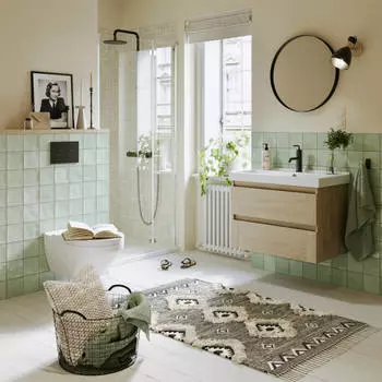 Мебель для ванной Aqwella Astrid 80 подвесная, дуб давос