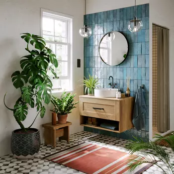 Мебель для ванной Aqwella Craft 80 подвесная, дуб балтийский