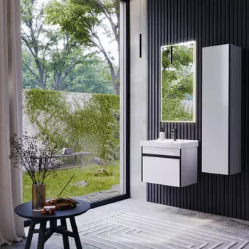 Мебель для ванной Aqwella Urban 60 подвесная, белая