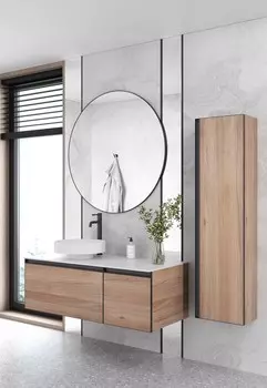 Мебель для ванной Armadi Art Quatro 2 120 подвесная, со столешницей, willow/антрацит