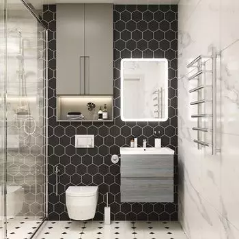 Мебель для ванной Art&Max Techno 60 подвесная, 2 ящика, сосна