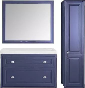 Мебель для ванной ASB-Woodline Кастелло 80 подвесная, пейна