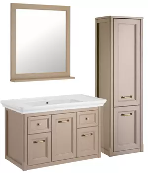 Мебель для ванной ASB-Woodline Толедо 105 капучино