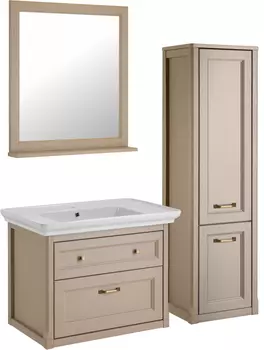 Мебель для ванной ASB-Woodline Толедо 85 капучино