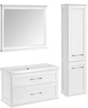 Мебель для ванной ASB-Woodline Венеция 100 белый