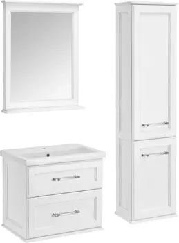 Мебель для ванной ASB-Woodline Венеция 70 белый