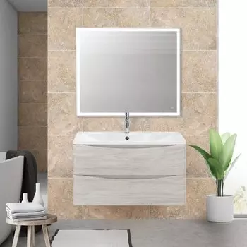 Мебель для ванной BelBagno Acqua 90 подвесная, rovere vintage bianco
