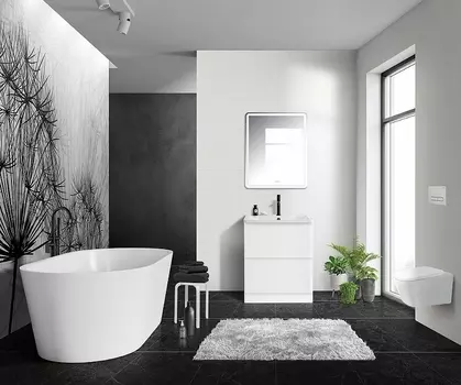 Мебель для ванной BelBagno Albano 70 напольная, Bianco Lucido