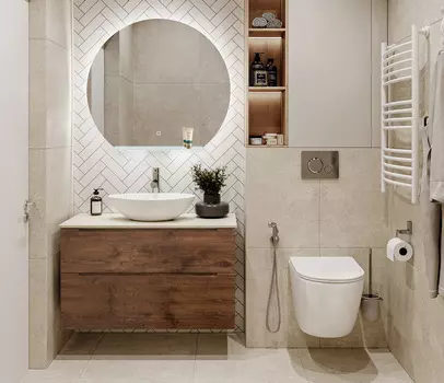 Мебель для ванной BelBagno Etna H-60 100 подвесная, со столешницей, 2 ящика, Rovere Moro