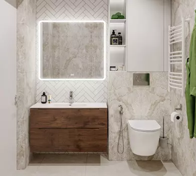 Мебель для ванной BelBagno Etna H-60 100 подвесная, 2 ящика, Rovere Moro