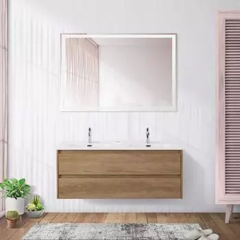 Мебель для ванной Belbagno Kraft 120 подвесная, Rovere Nebrasca Nature