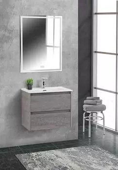 Мебель для ванной BelBagno Kraft 39 70 подвесная, Cemento Grigio