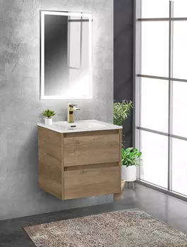 Мебель для ванной Belbagno Kraft 50 подвесная, Rovere Nebrasca Nature