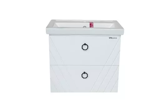 Мебель для ванной Bellezza Альба 60 подвесная, 2 ящика, белая