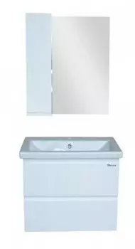 Мебель для ванной Bellezza Асти 60 подвесная, 2 ящика, белый