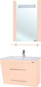 Мебель для ванной Bellezza Берта подвесная 60 бежевая