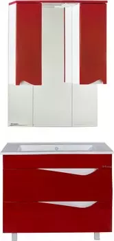 Мебель для ванной Bellezza Эйфория 105 красная