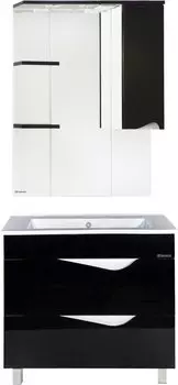 Мебель для ванной Bellezza Эйфория 85 черная