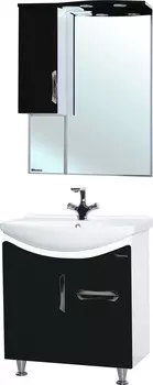 Мебель для ванной Bellezza Лагуна 65 с ящиком, черная