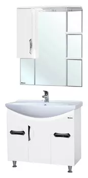 Мебель для ванной Bellezza Лагуна 85 белая с раковиной Стиль