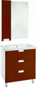 Мебель для ванной Bellezza Пегас 60 напольная, красная