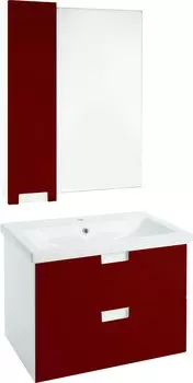 Мебель для ванной Bellezza Пегас 70 подвесная, красная