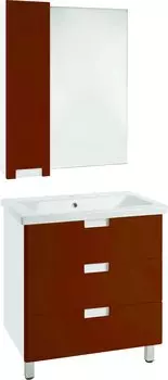 Мебель для ванной Bellezza Пегас 80 напольная, красная