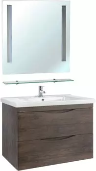 Мебель для ванной Bellezza Санриса 100 подвесная, орех