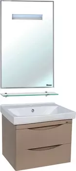 Мебель для ванной Bellezza Санриса 60 подвесная, капучино