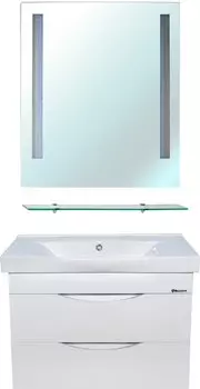 Мебель для ванной Bellezza Санриса 80 подвесная, белая