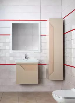 Мебель для ванной Бриклаер Брайтон 60 глиняный серый