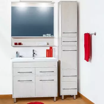 Мебель для ванной Бриклаер Чили 90 светлая лиственница