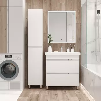 Мебель для ванной Briz Элен Классик 100 напольная, белая глянцевая