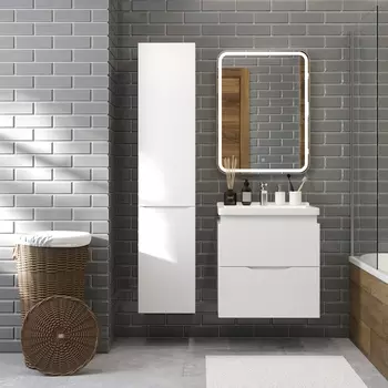 Мебель для ванной Briz Сити 60 подвесная, белая глянцевая