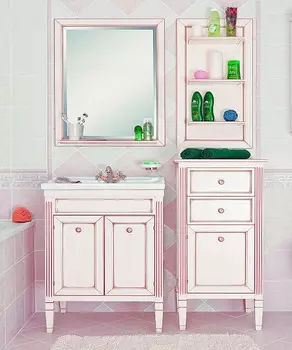 Мебель для ванной Caprigo Альбион 70 BIANCO Antico