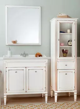 Мебель для ванной Caprigo Альбион 80 BIANCO Antico