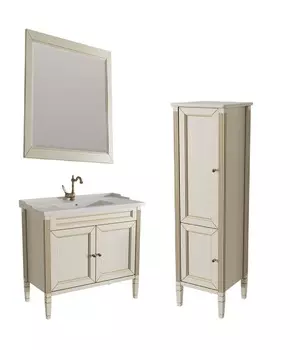 Мебель для ванной Caprigo Albion Promo 90 с дверками bianco antico