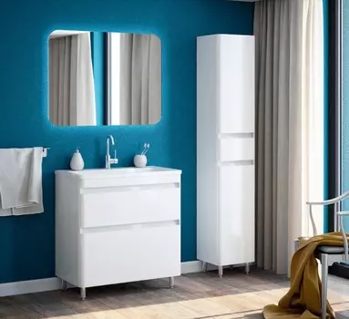 Мебель для ванной Corozo Алабама 80 Z2 белый напольная