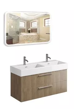 Мебель для ванной Creto Tivoli 120 две чаши, bamenda
