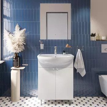 Мебель для ванной DIWO Анапа 65 напольная, белая