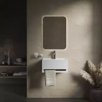 Мебель для ванной DIWO Казань 50 подвесная, белая (РК50)