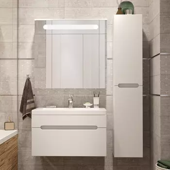 Мебель для ванной DIWO Коломна 80 подвесная, белая