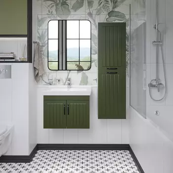 Мебель для ванной DIWO Сочи 60 подвесная, зеленый